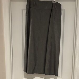 Larry Levine Charcoal A-Line Skirt
